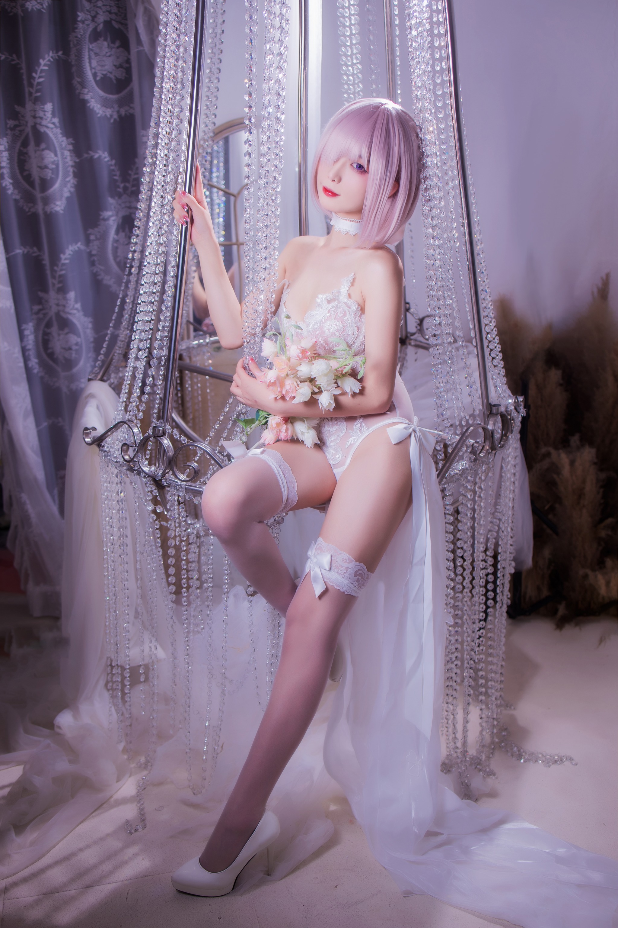 图片[1]-封疆疆v – NO.018 玛修婚纱 [36P]-XikXak